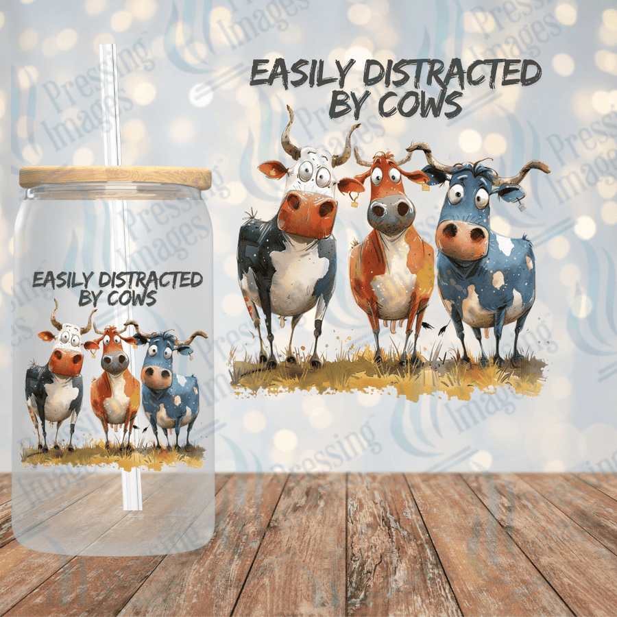 UVD 2241 Easily Distracted By Cows - Pressing Images