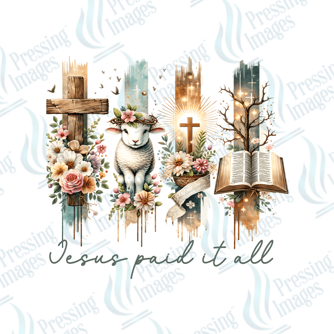 UVD 2258 Jesus Paid It All - Pressing Images