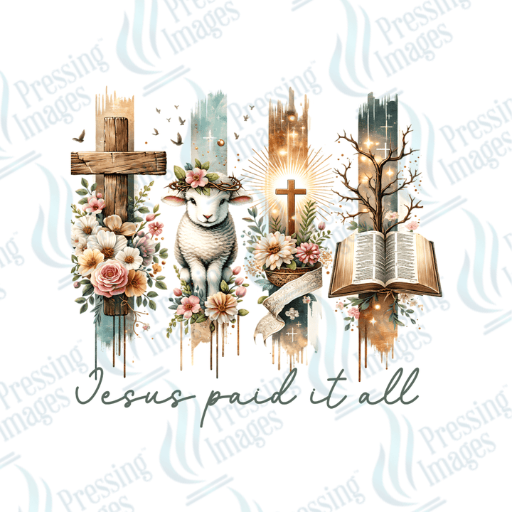 UVD 2258 Jesus Paid It All - Pressing Images
