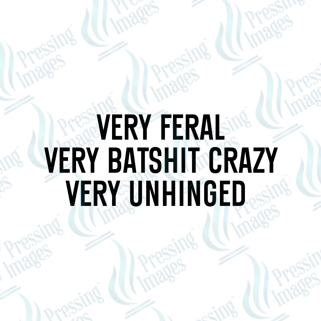 UVD 2272 Very Feral - Pressing Images