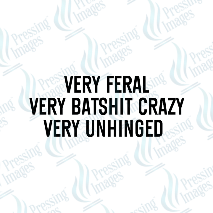 UVD 2272 Very Feral - Pressing Images