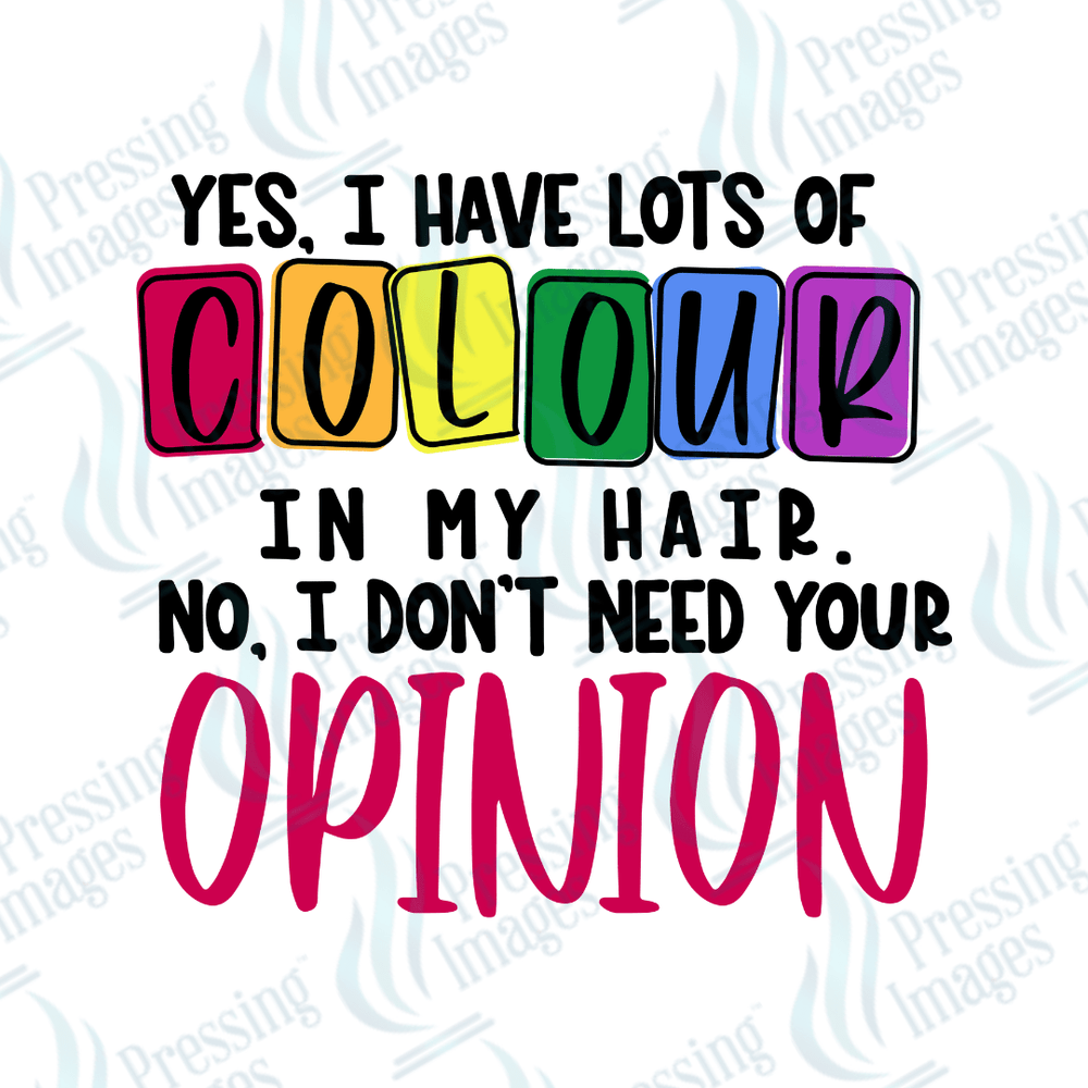 UVD 2275 Yes I Have Lots Of Color - Pressing Images