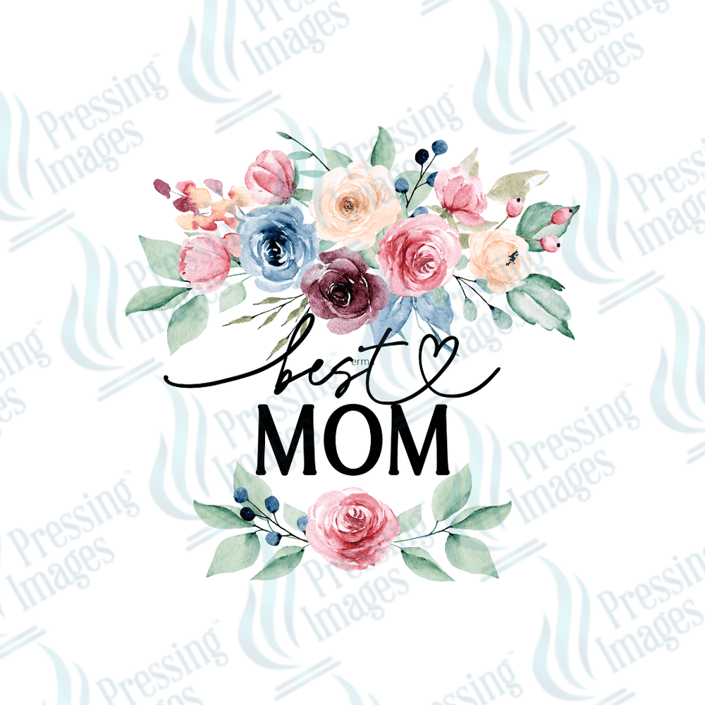 UVD 2277 Best Mom Floral - Pressing Images