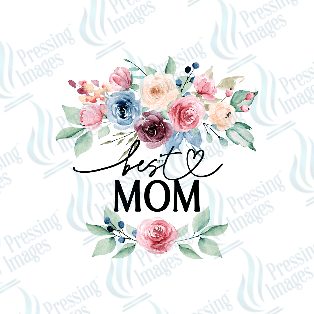 UVD 2277 Best Mom Floral - Pressing Images