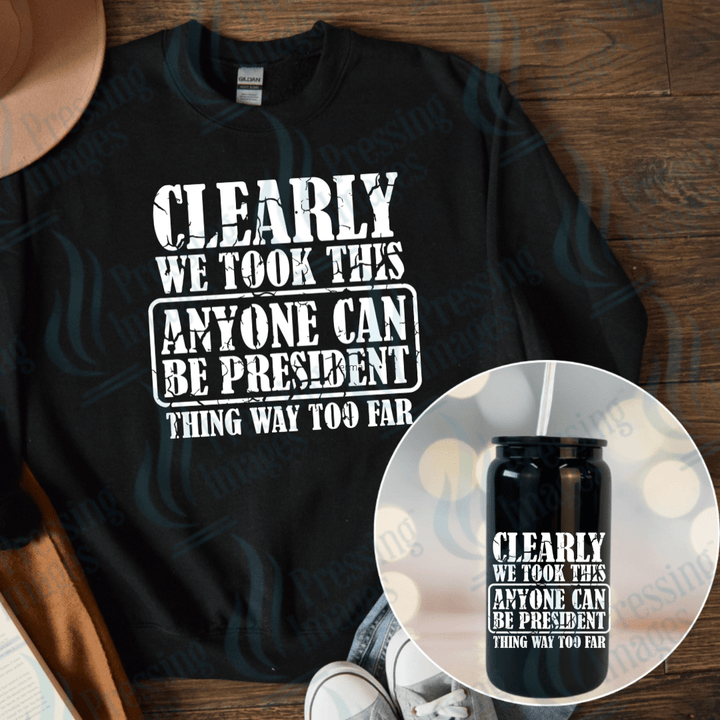 UVD 2284 Anyone Can Be President - Pressing Images