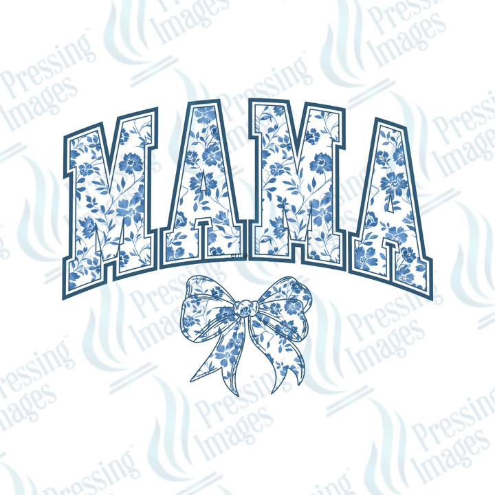 UVD 2306 Mama Blue Floral - Pressing Images