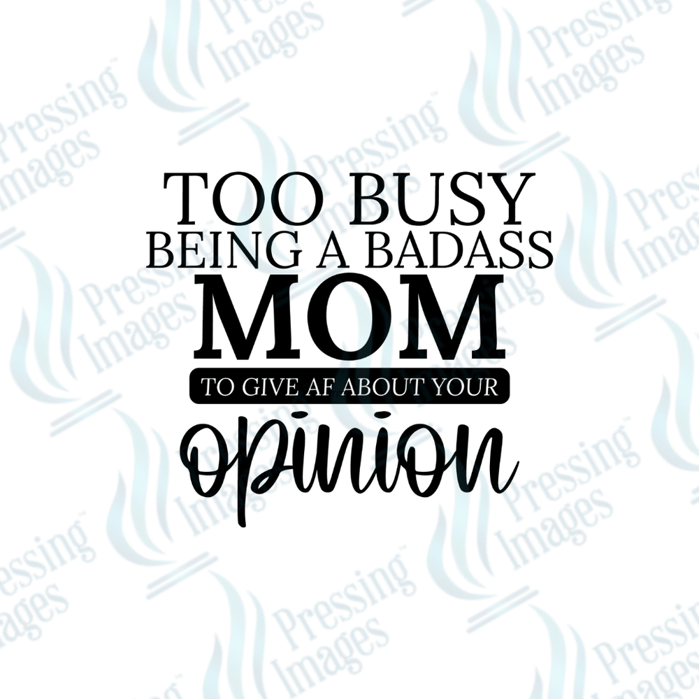 UVD 2322 Too Busy - Pressing Images