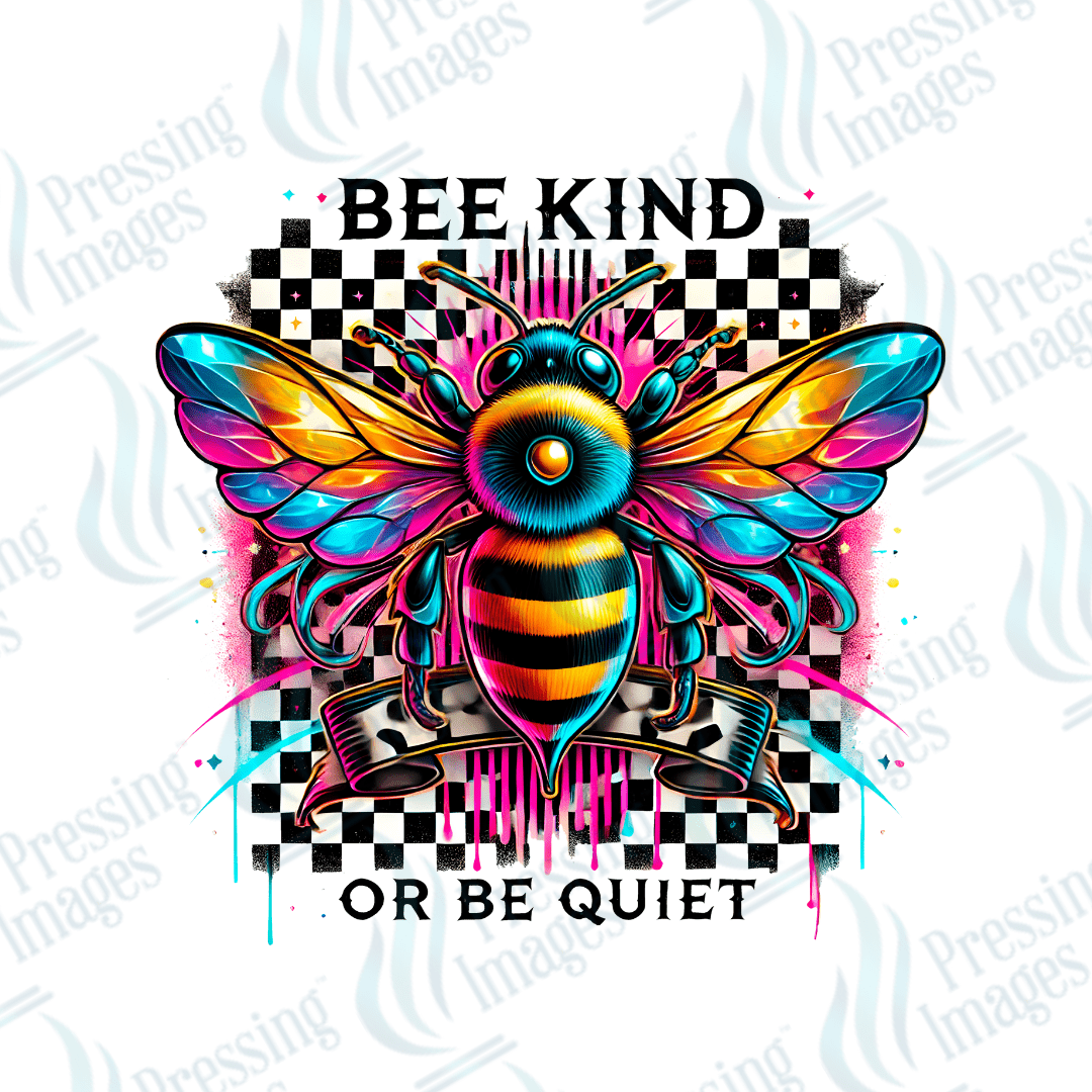 UVD 2336 Bee Kind or Bee Quiet - Pressing Images