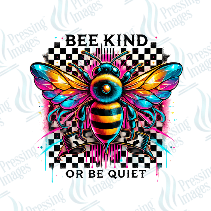 UVD 2336 Bee Kind or Bee Quiet - Pressing Images