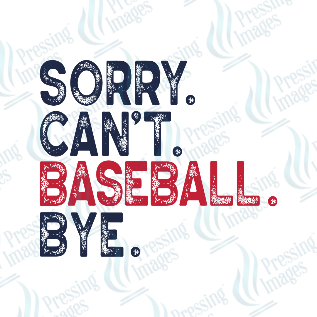 UVD 2338 Sorry Can't - Pressing Images