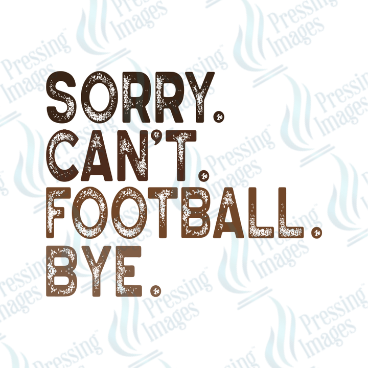 UVD 2338 Sorry Can't - Pressing Images