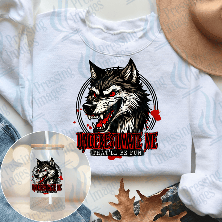 UVD 2342 Underestimate Me - Pressing Images