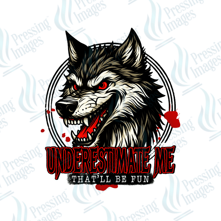 UVD 2342 Underestimate Me - Pressing Images