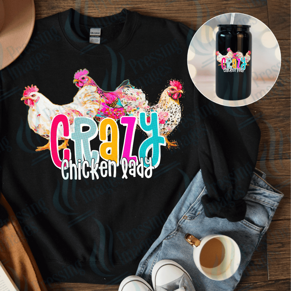 UVD 2354 Crazy Chicken Lady - Pressing Images