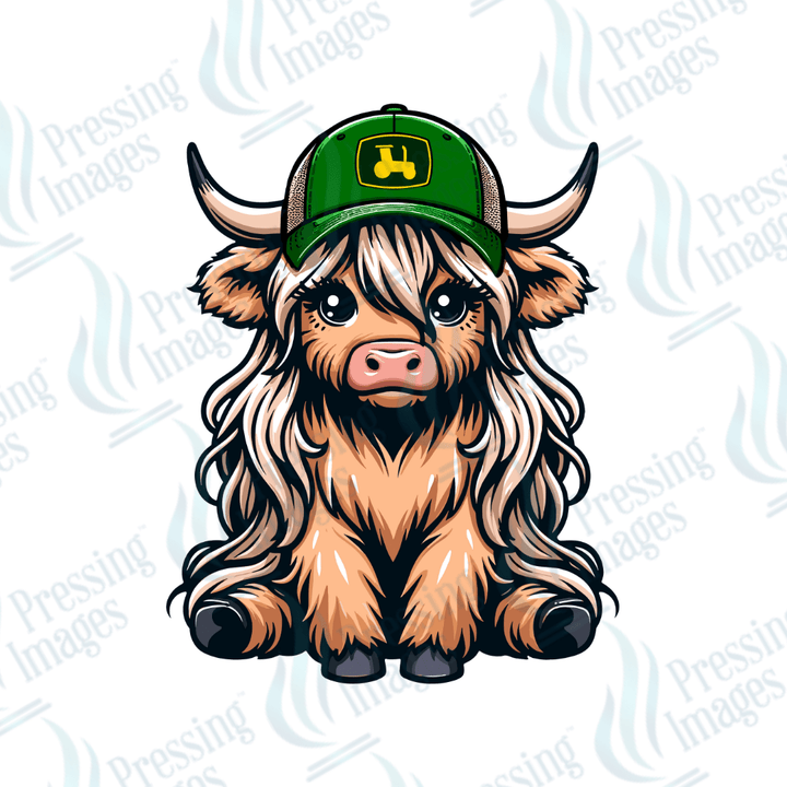 UVD 2358 Cow With Hat - Pressing Images