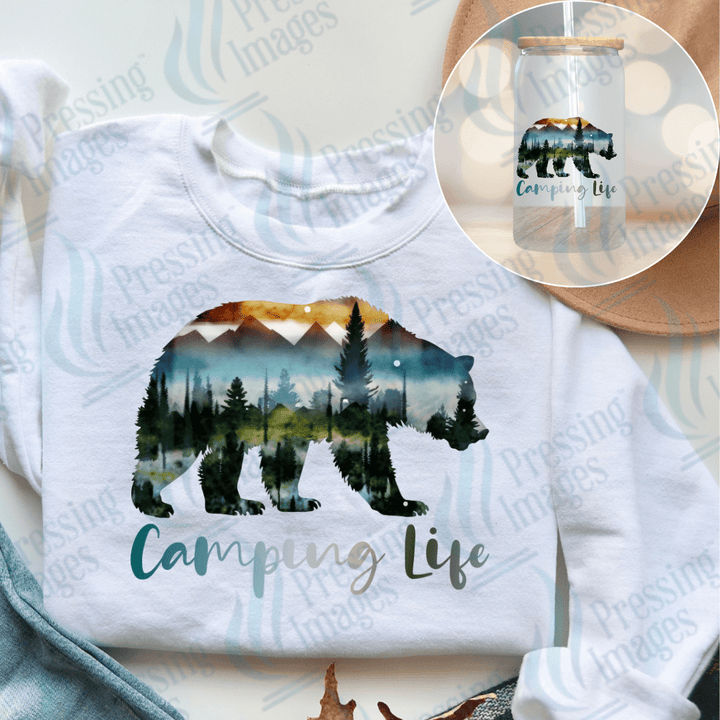 UVD 2369 Camping Bear - Pressing Images