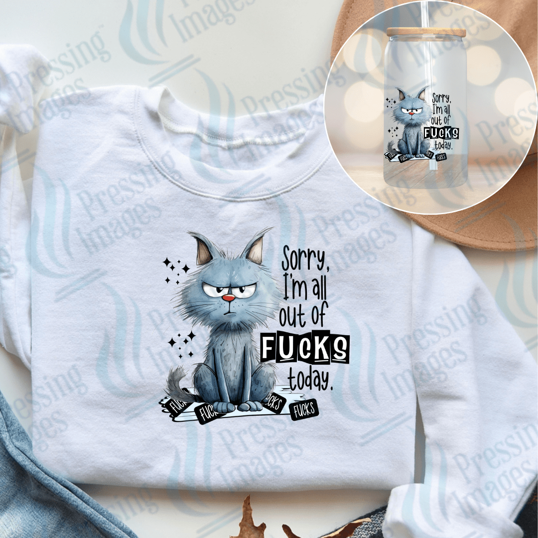 UVD 2371 Sorry I'm All Out Of Fucks Today - Pressing Images