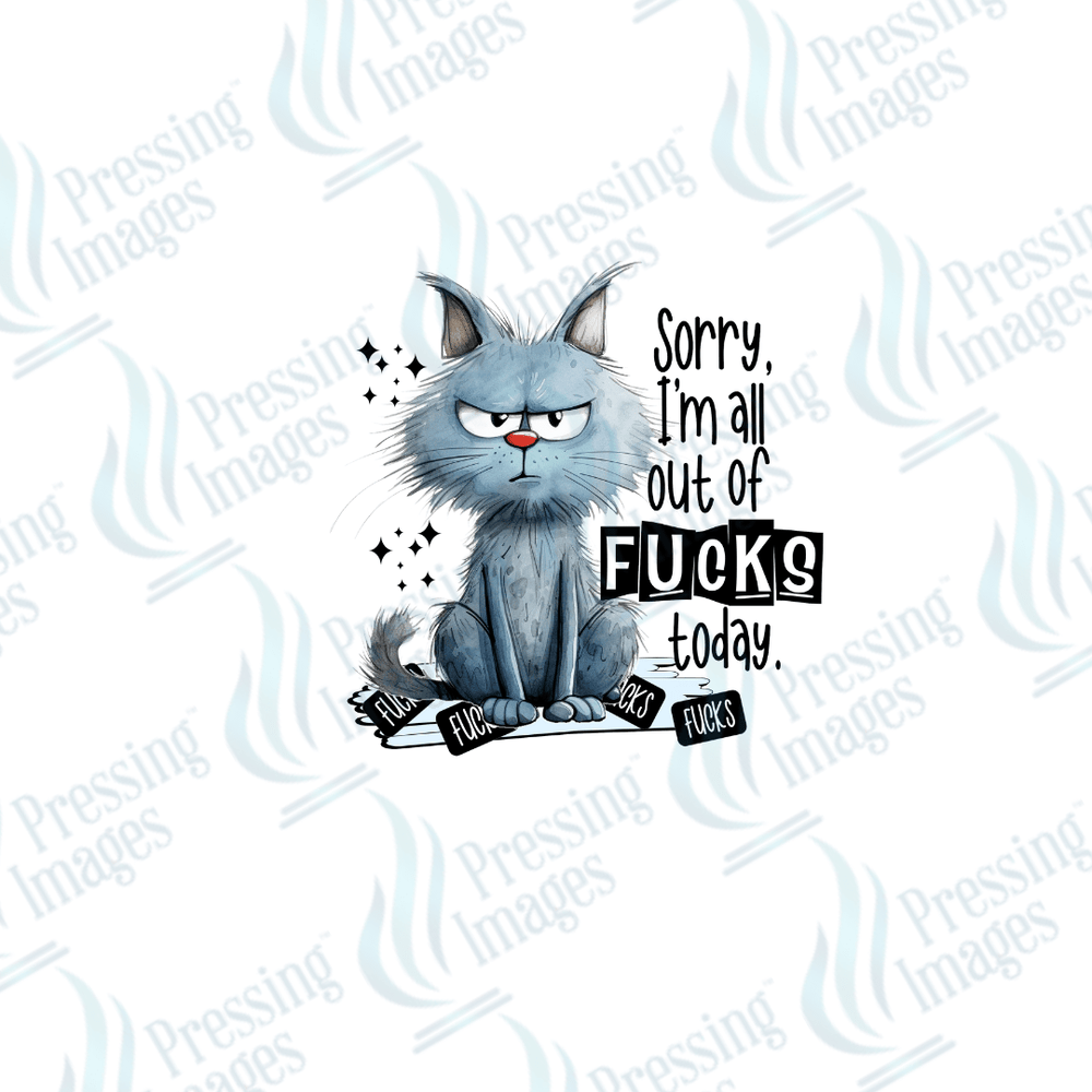 UVD 2371 Sorry I'm All Out Of Fucks Today - Pressing Images