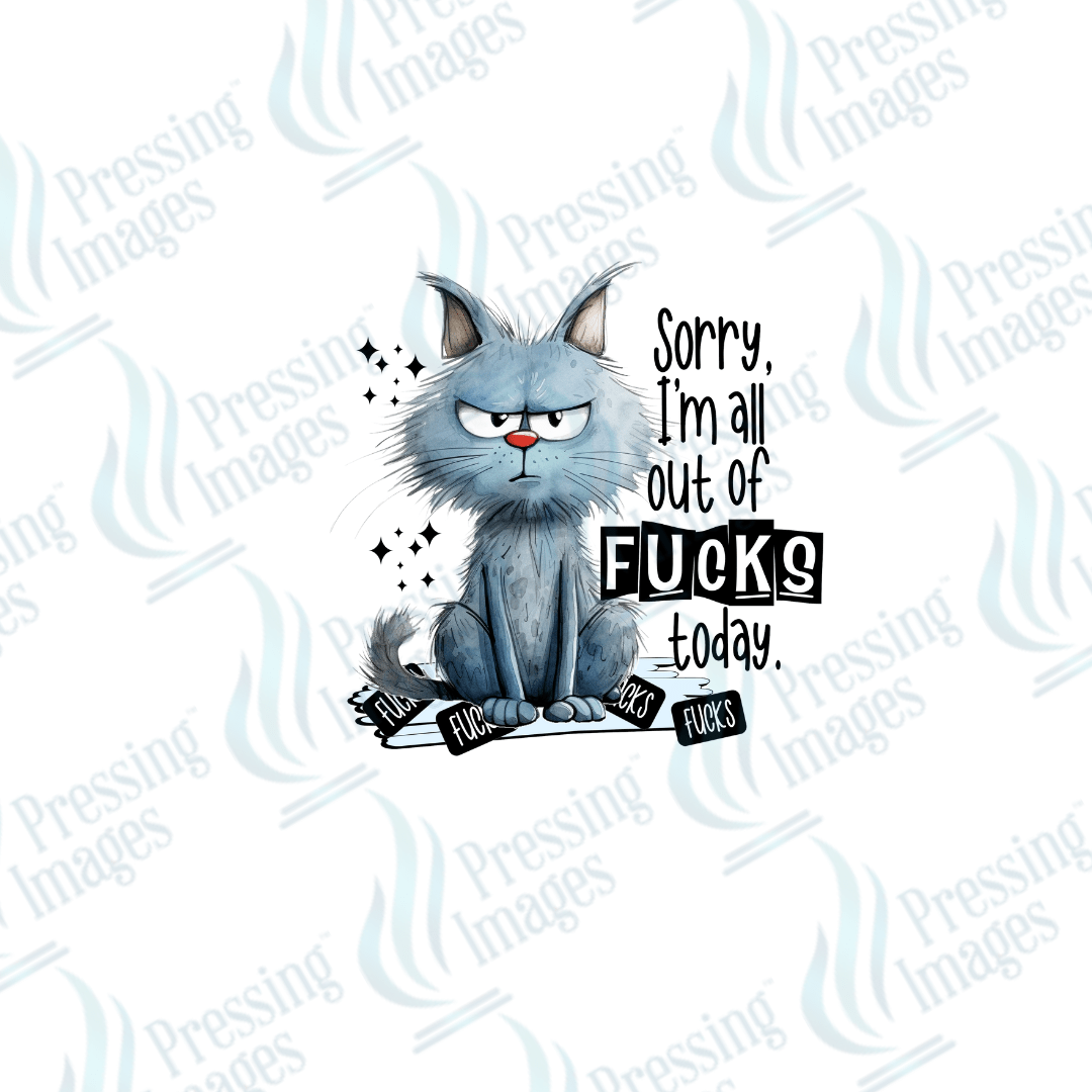 UVD 2371 Sorry I'm All Out Of Fucks Today - Pressing Images