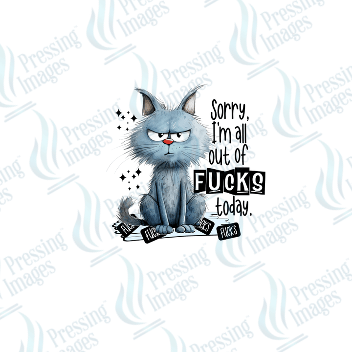 UVD 2371 Sorry I'm All Out Of Fucks Today - Pressing Images