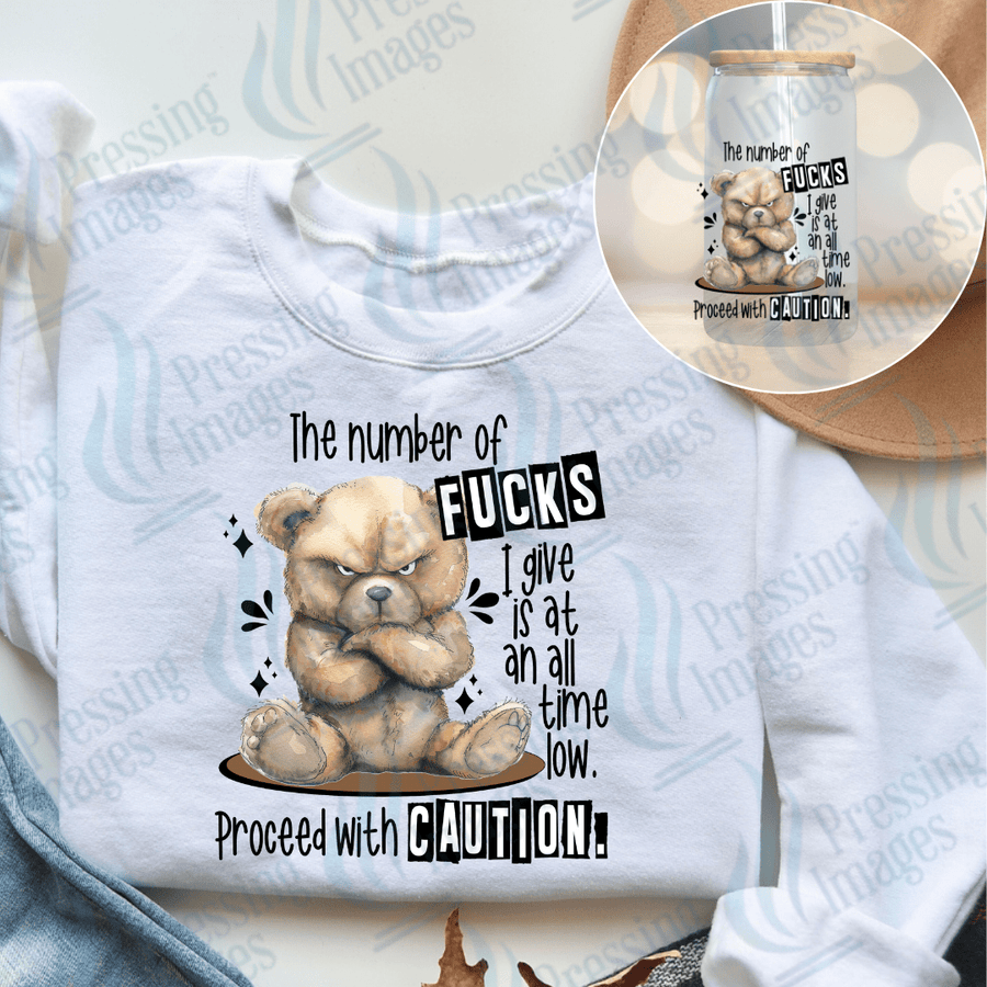 UVD 2372 The Number of Fucks I Give is at an All Time Low - Pressing Images