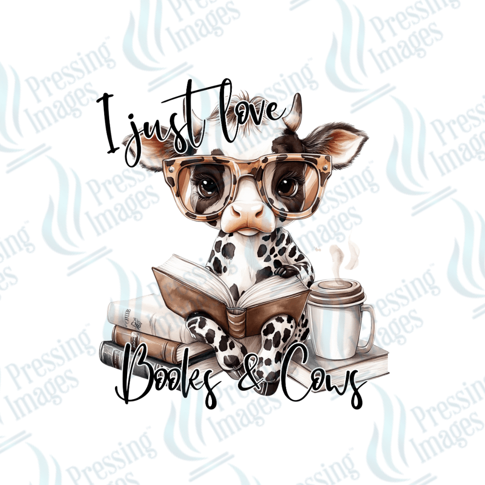 UVD 2380 I Just Love Books and Cows - Pressing Images