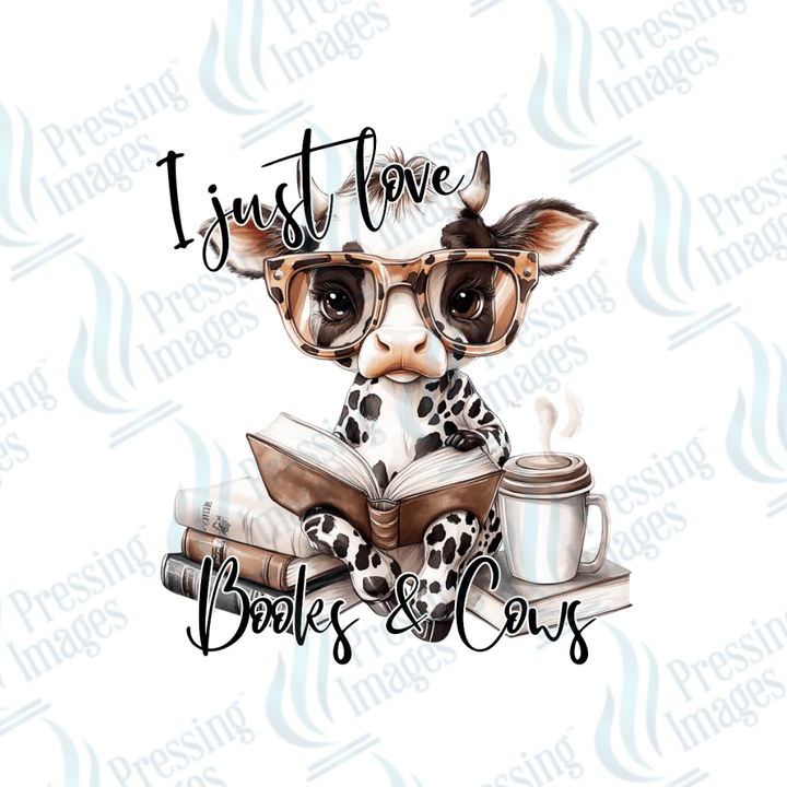 UVD 2380 I Just Love Books and Cows - Pressing Images