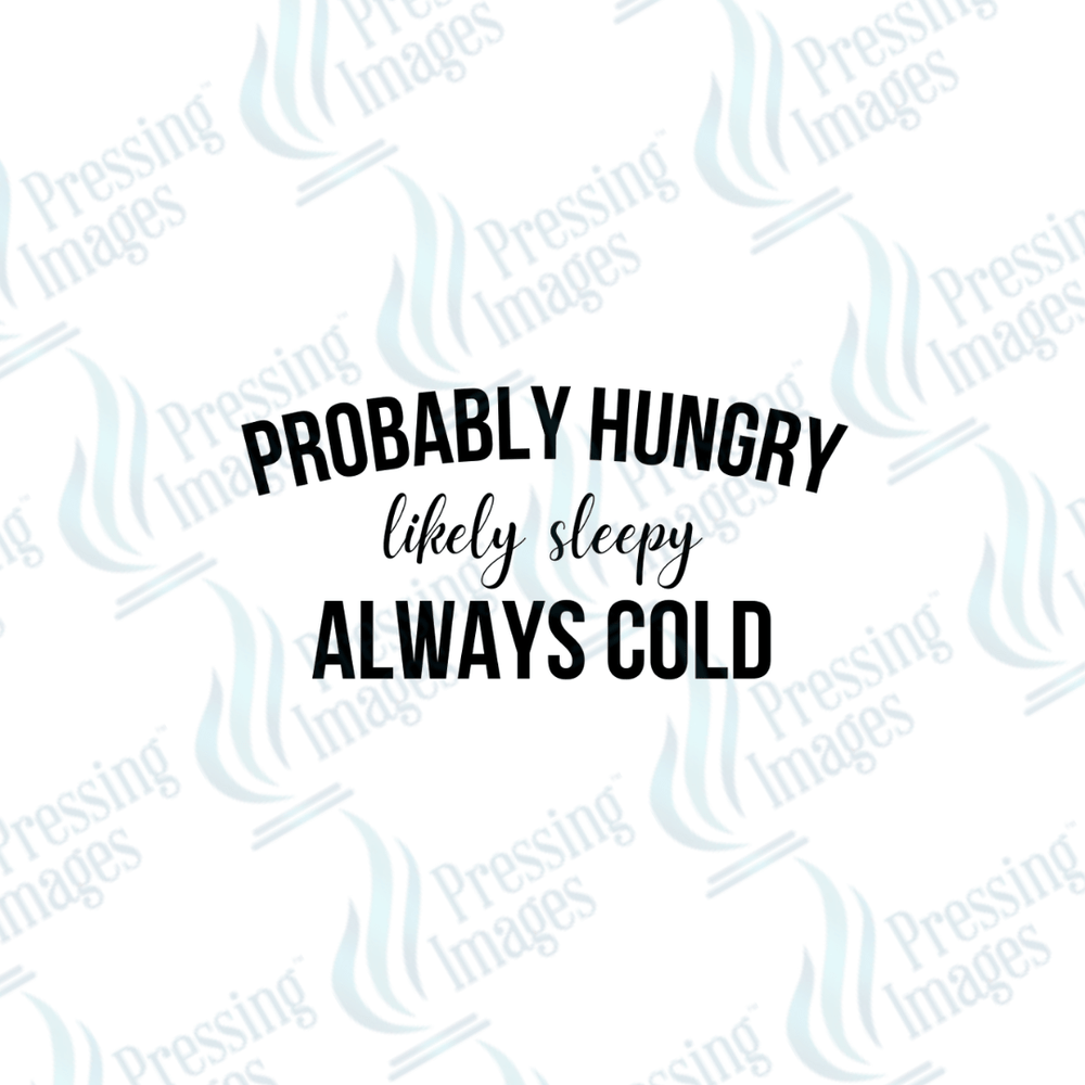 UVD 2391 Probably Hungry - Pressing Images