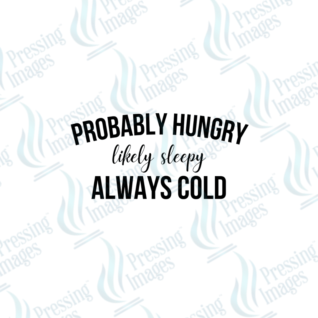 UVD 2391 Probably Hungry - Pressing Images