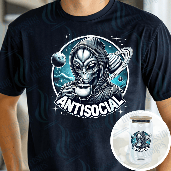 UVD 2395 Antisocial Alien - Pressing Images