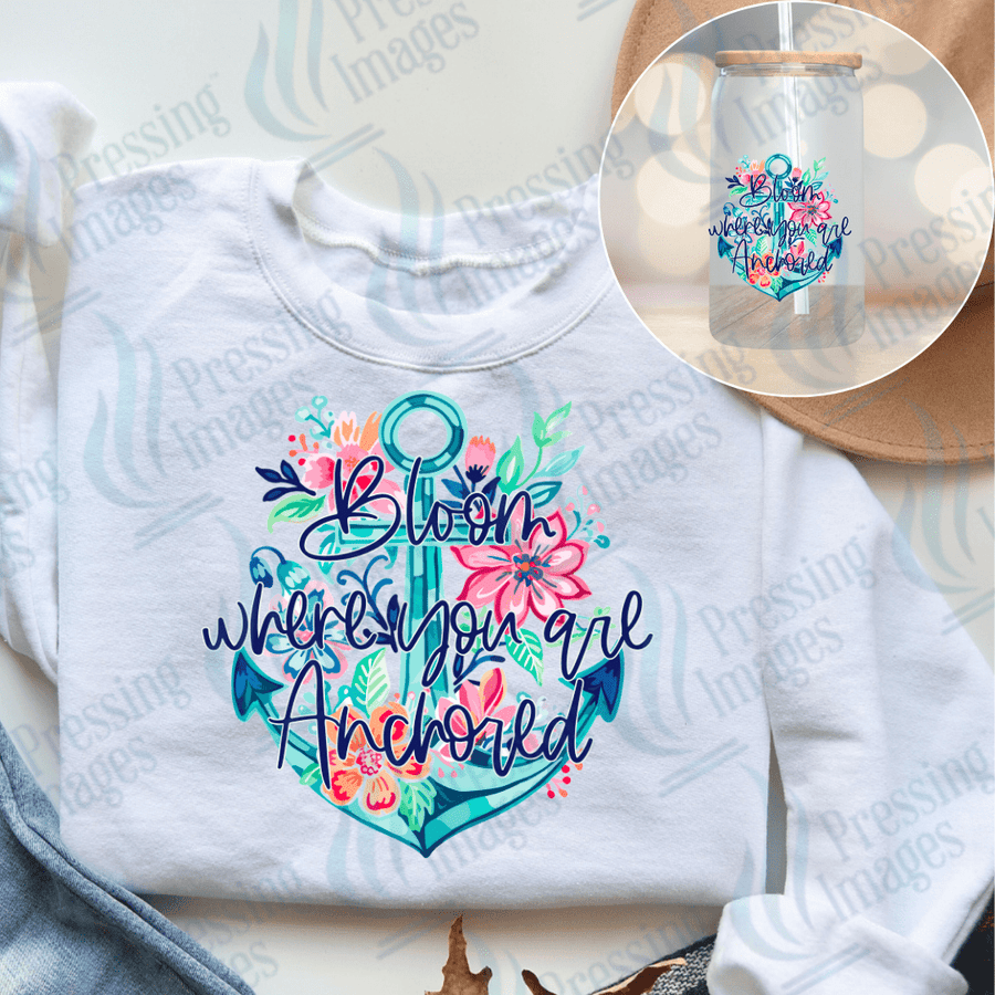 UVD 2403 Bloom Where You Are Anchored - Pressing Images