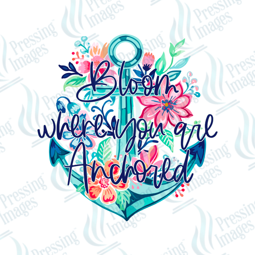 UVD 2403 Bloom Where You Are Anchored - Pressing Images