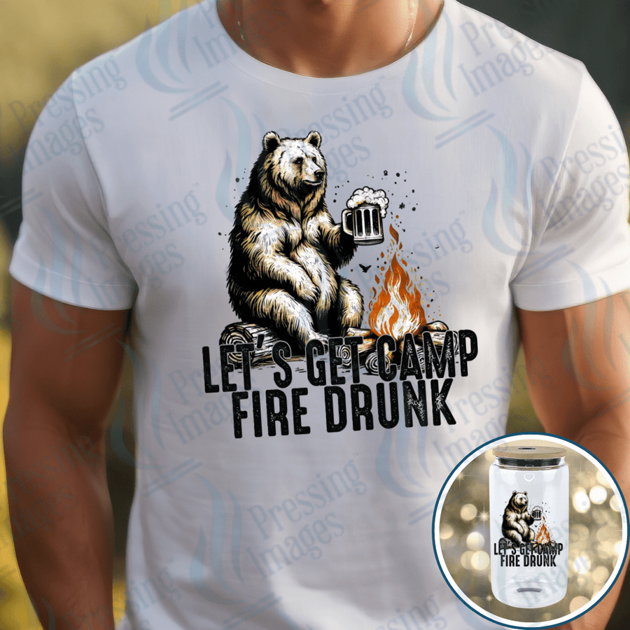 UVD 2420 Let's Get Camp Fire Drunk - Pressing Images