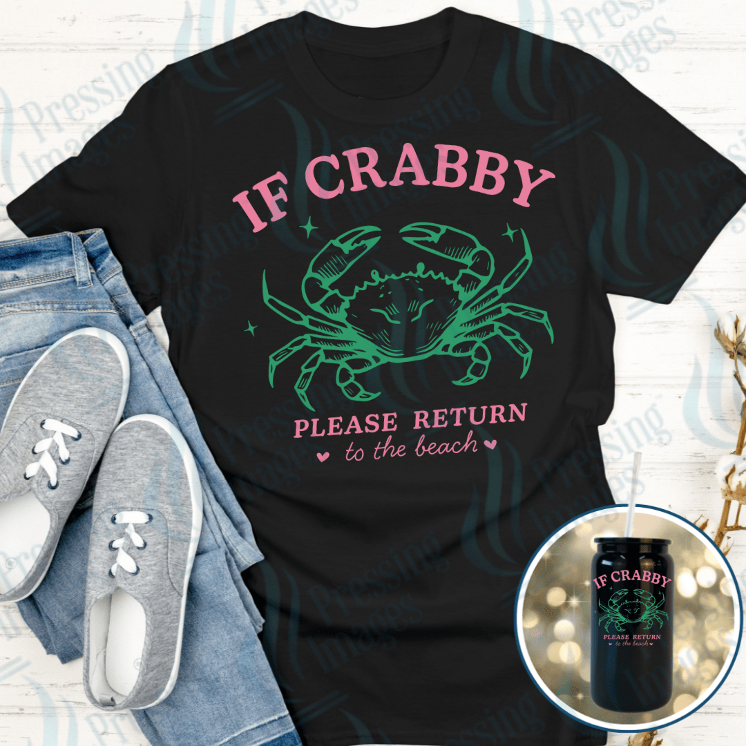 UVD 2429 If Crabby Please Return To The Beach - Pressing Images