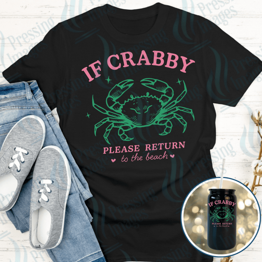 UVD 2429 If Crabby Please Return To The Beach - Pressing Images