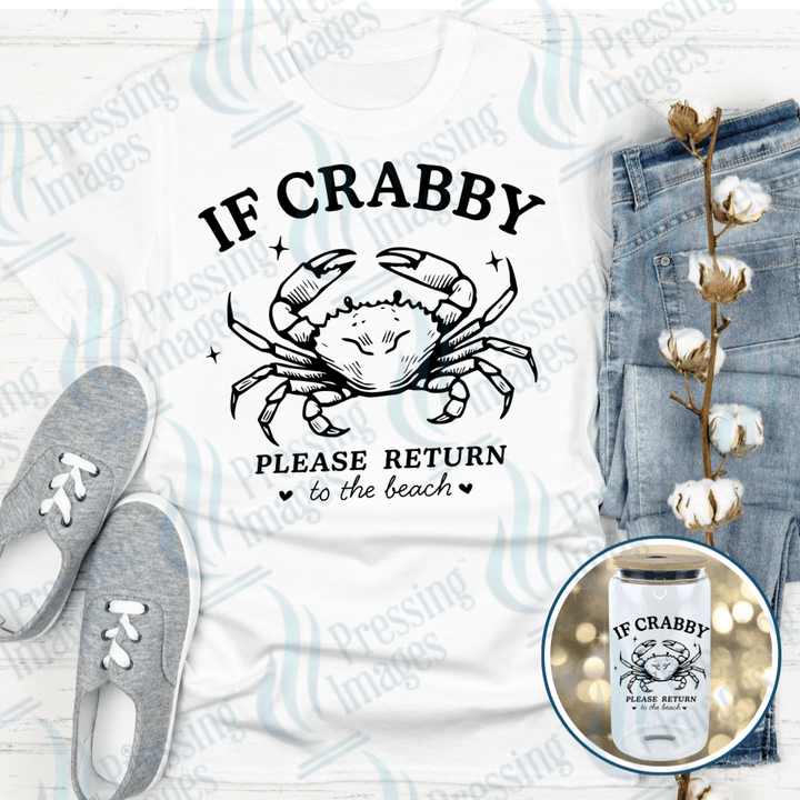 UVD 2429 If Crabby Please Return To The Beach - Pressing Images