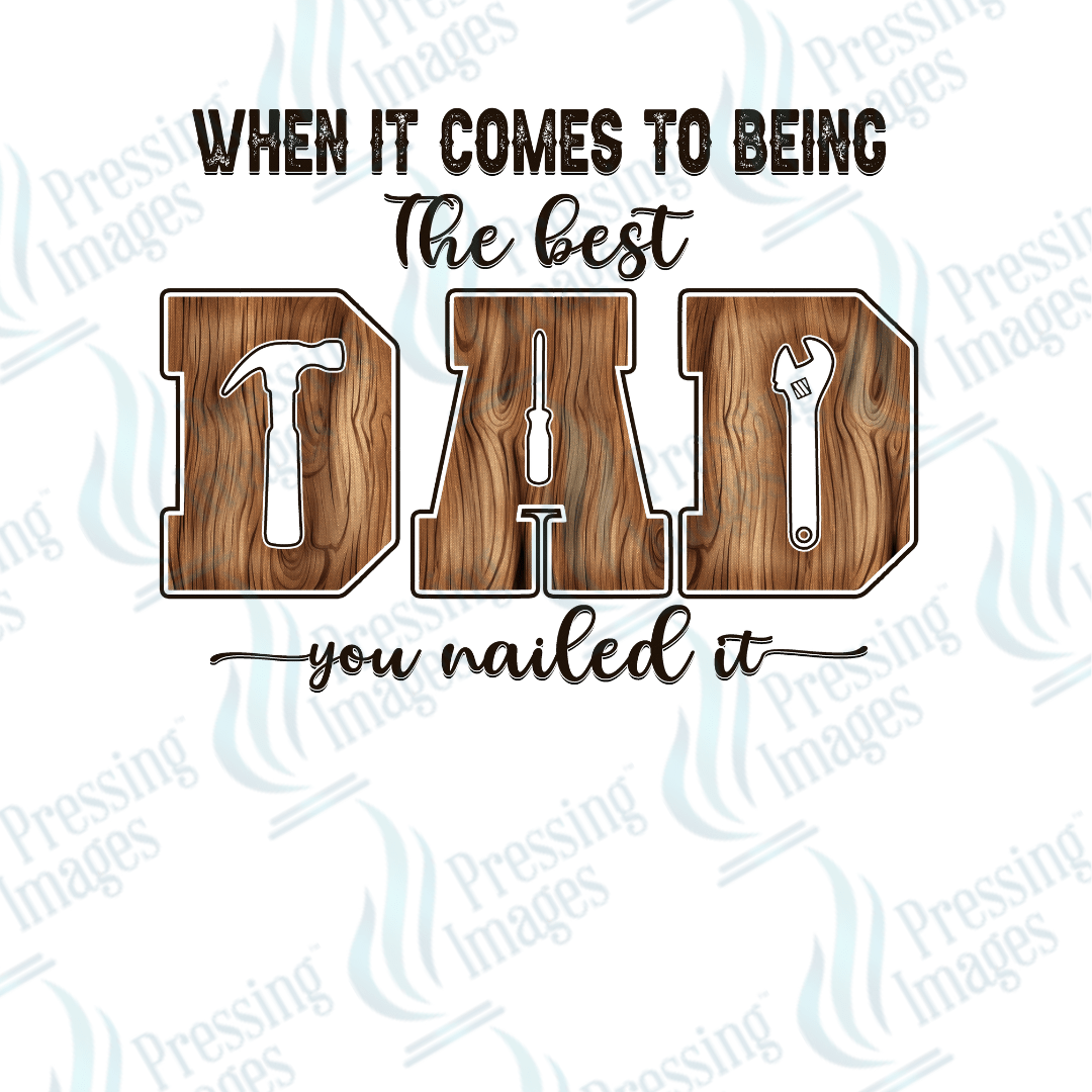 UVD 2432 Dad Nailed It - Pressing Images