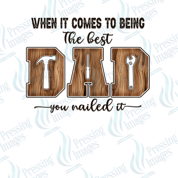 UVD 2432 Dad Nailed It - Pressing Images