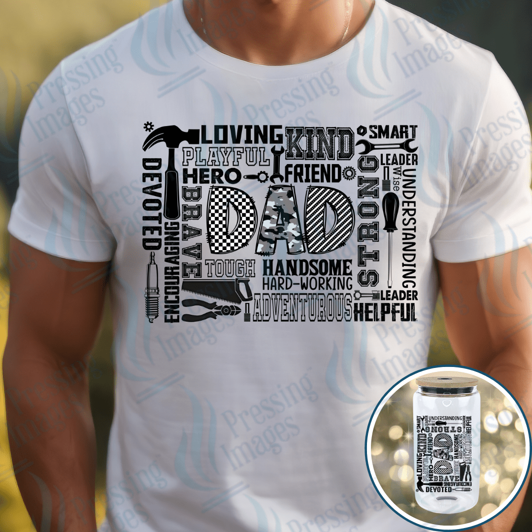 UVD 2433 Dad Collage - Pressing Images