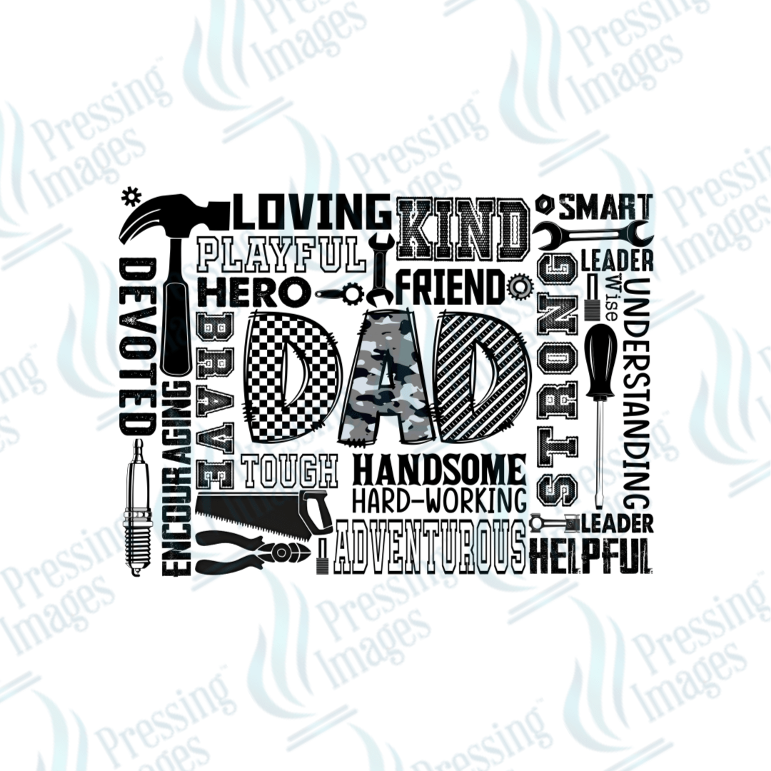 UVD 2433 Dad Collage - Pressing Images