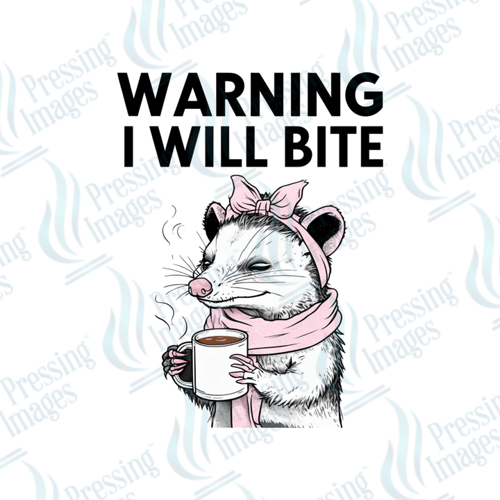 UVD 2435 Warning I Will Bite - Pressing Images
