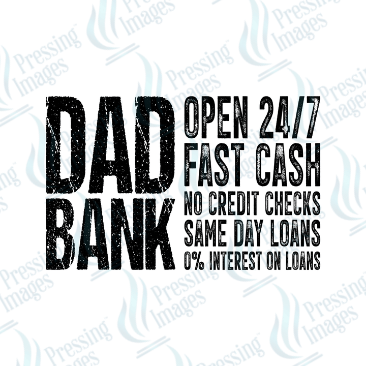 UVD 2436 Dad Bank - Pressing Images