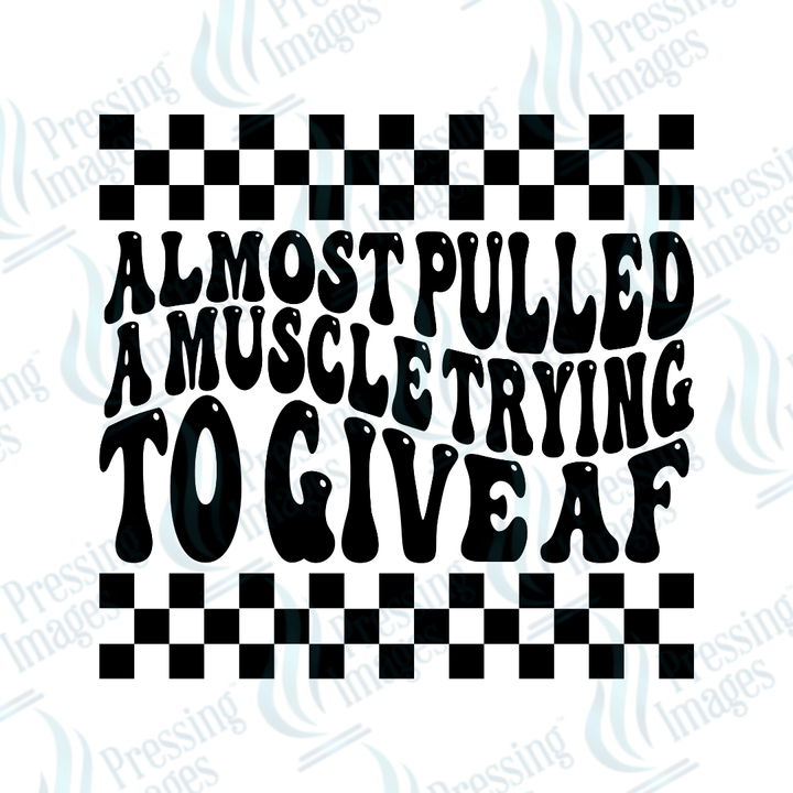 UVD 2453 Almost Pulled A Muscle - Pressing Images