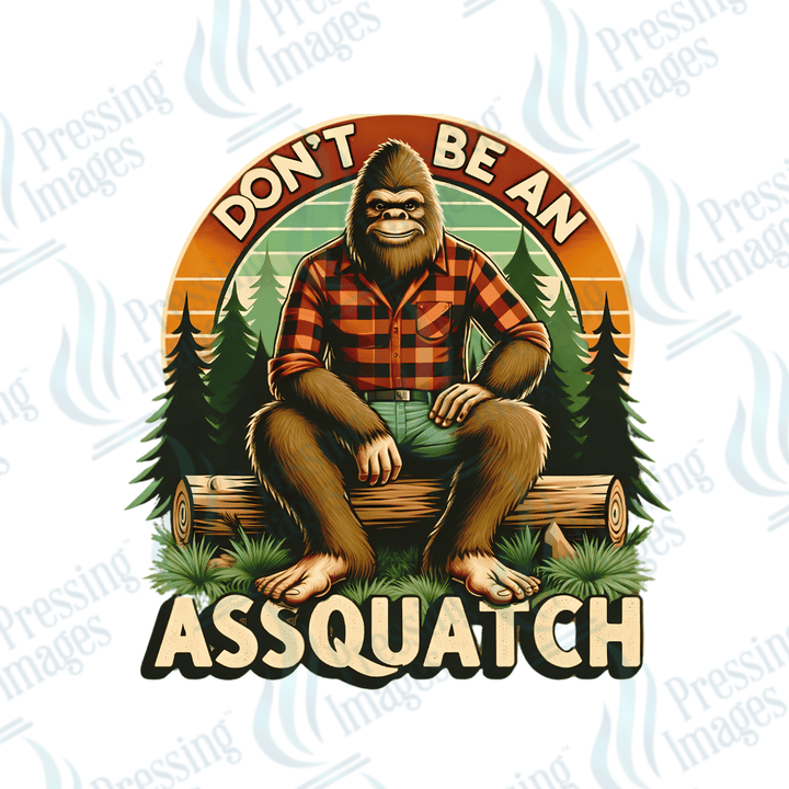 UVD 2466 Don't Be An Assquatch - Pressing Images