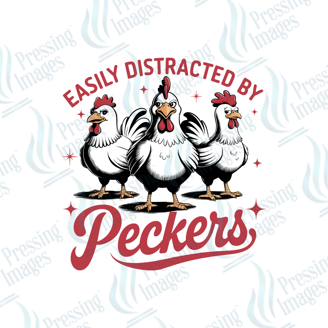 UVD 2468 Easily Distracted By Peckers - Pressing Images
