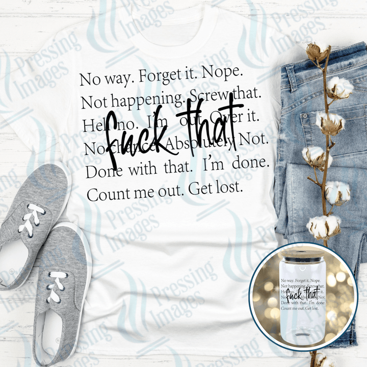 UVD 2472 Fuck That - Pressing Images