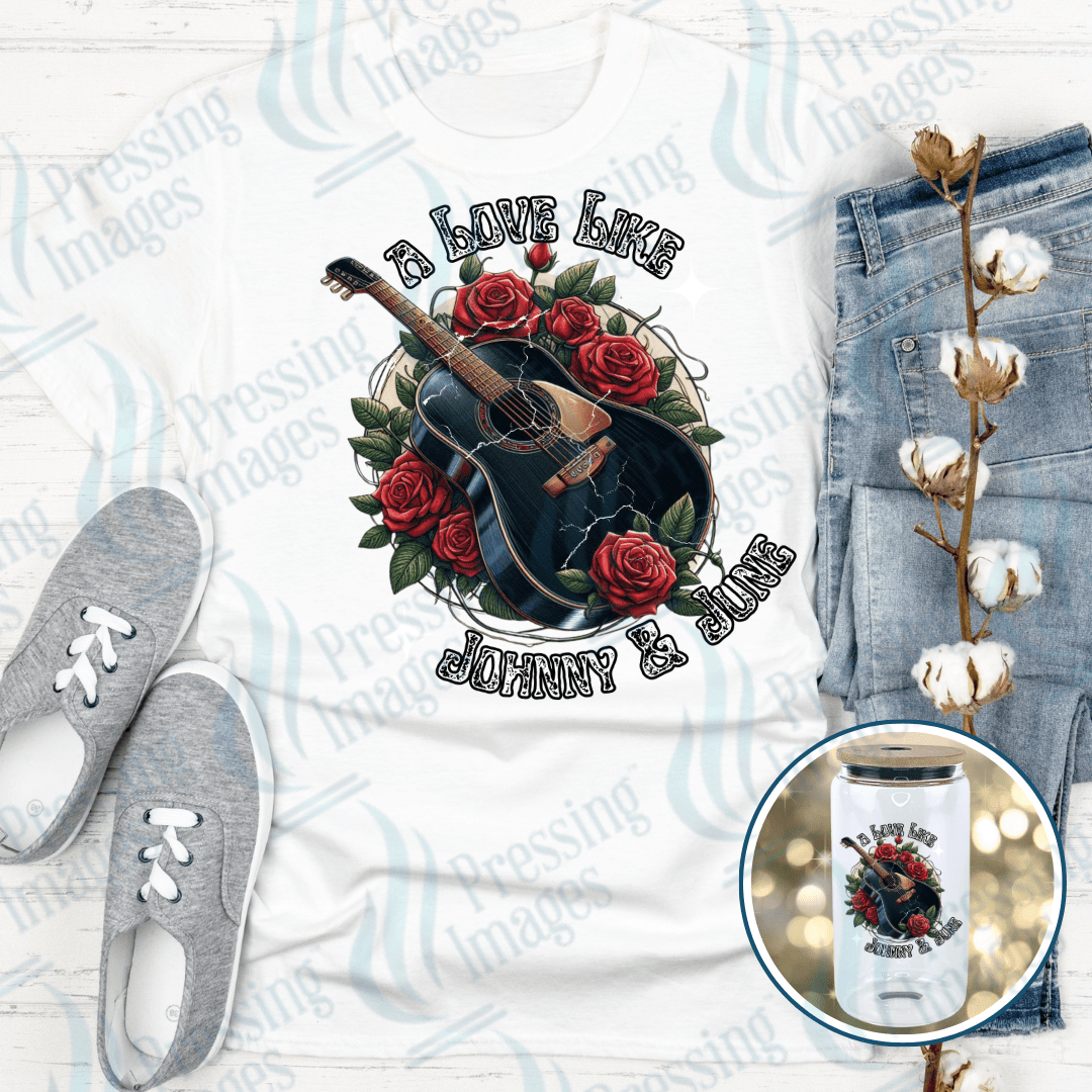 UVD 2484 A Love Like Johnny And June - Pressing Images