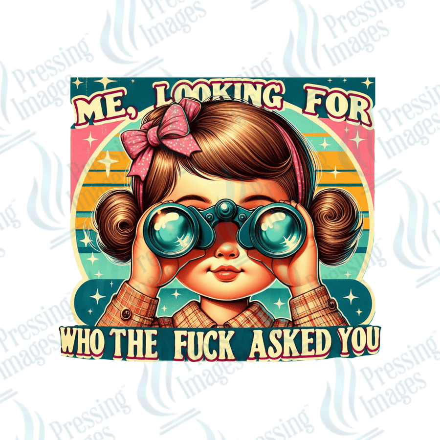 UVD 2486 Me Looking For Who The Fuck Asked You - Pressing Images