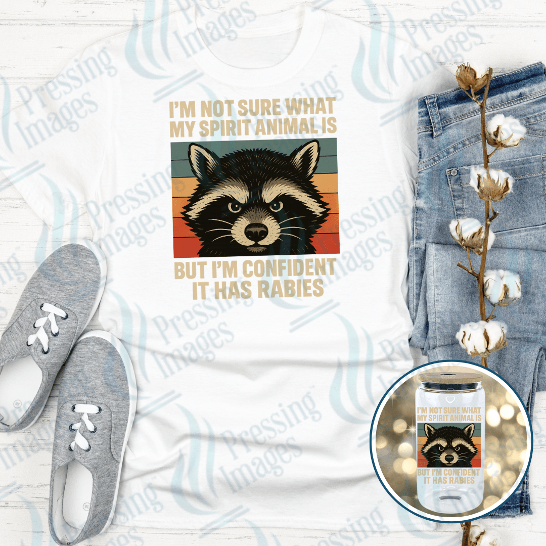 UVD 2494 Raccoon Spirit Animal - Pressing Images