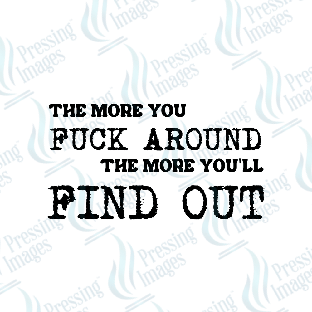 UVD 2496 The More You Fuck Around - Pressing Images